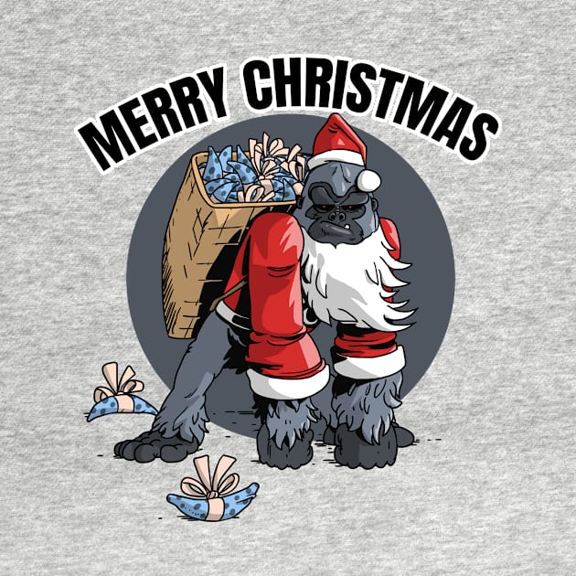 The Christmas gorilla by TomiAx